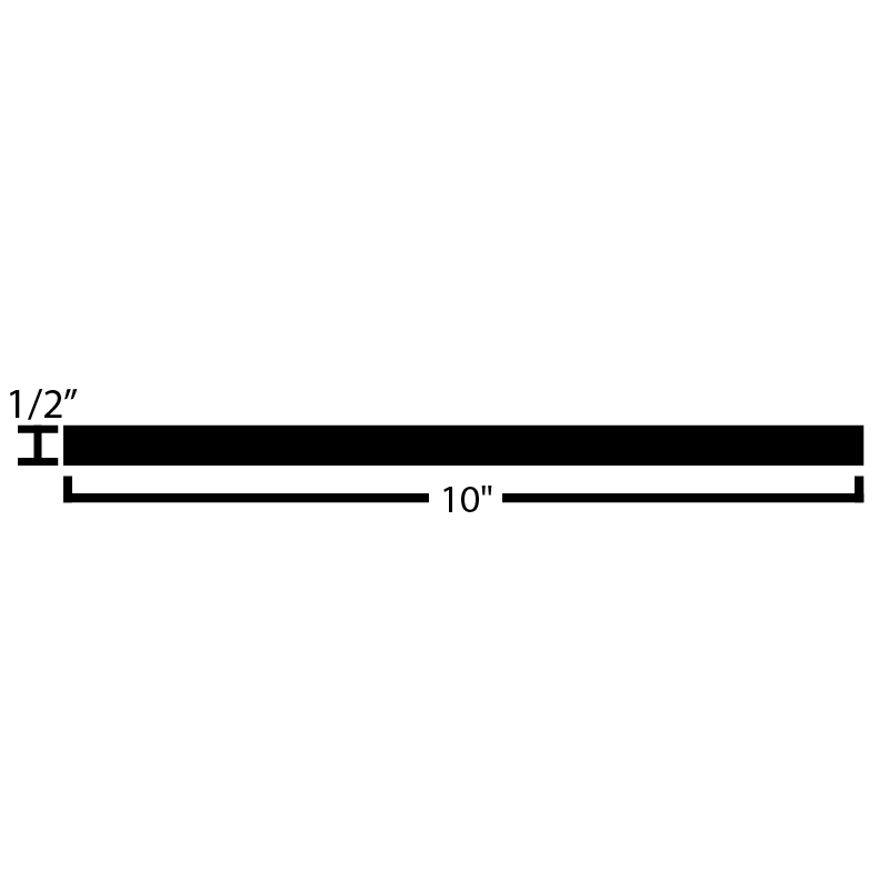 Black Steel Flat Bar