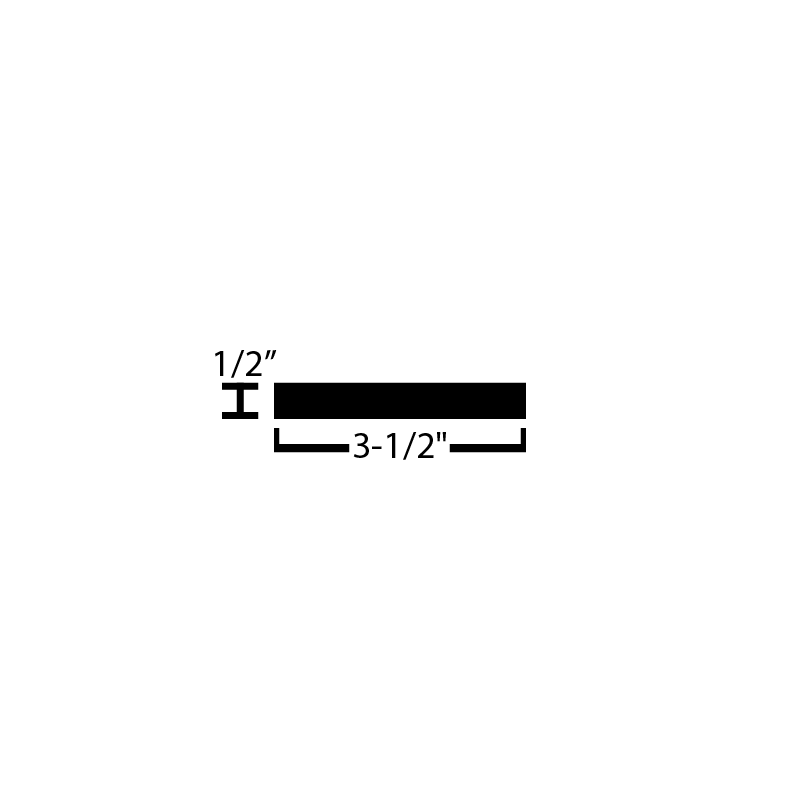 Black Steel Flat Bar