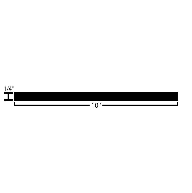 Black Steel Flat Bar