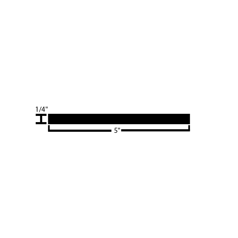 Black Steel Flat Bar