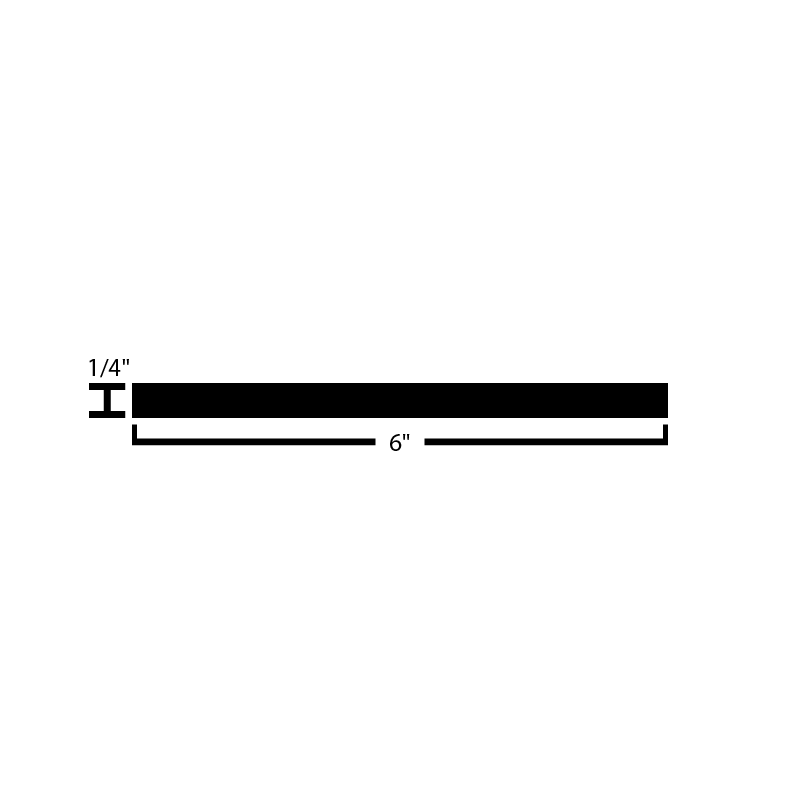 Black Steel Flat Bar