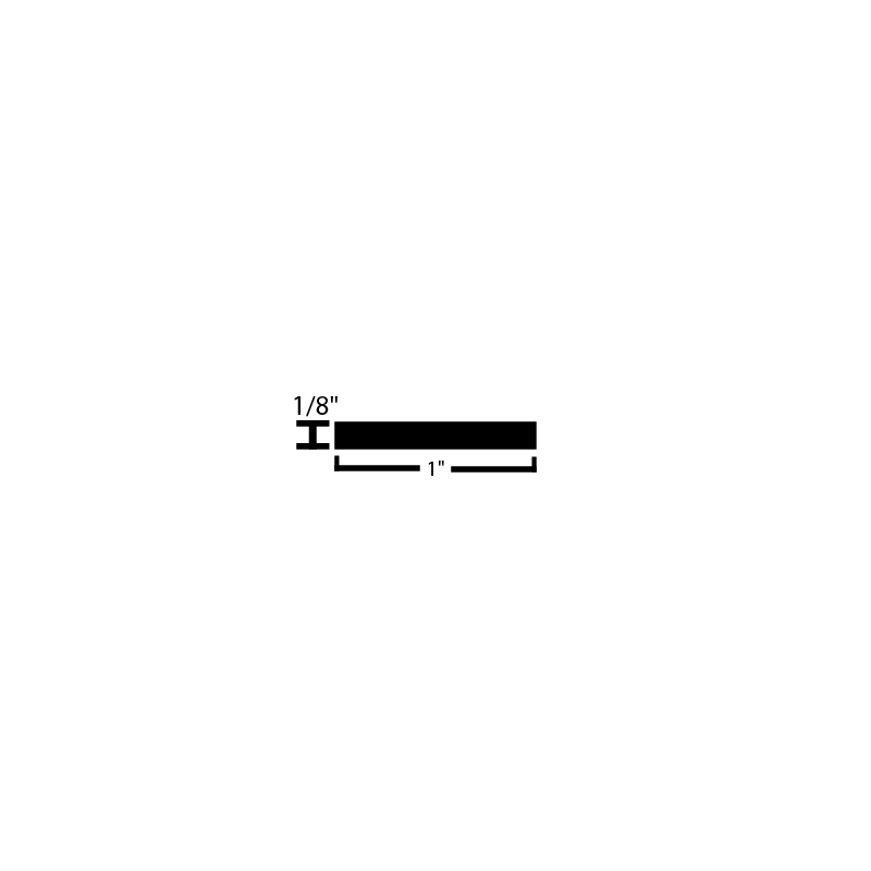 Black Steel Flat Bar