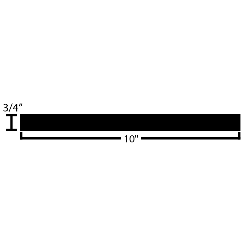 Black Steel Flat Bar