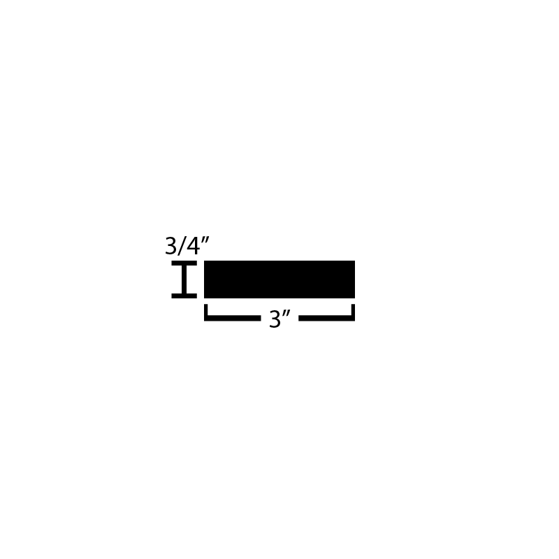 Black Steel Flat Bar