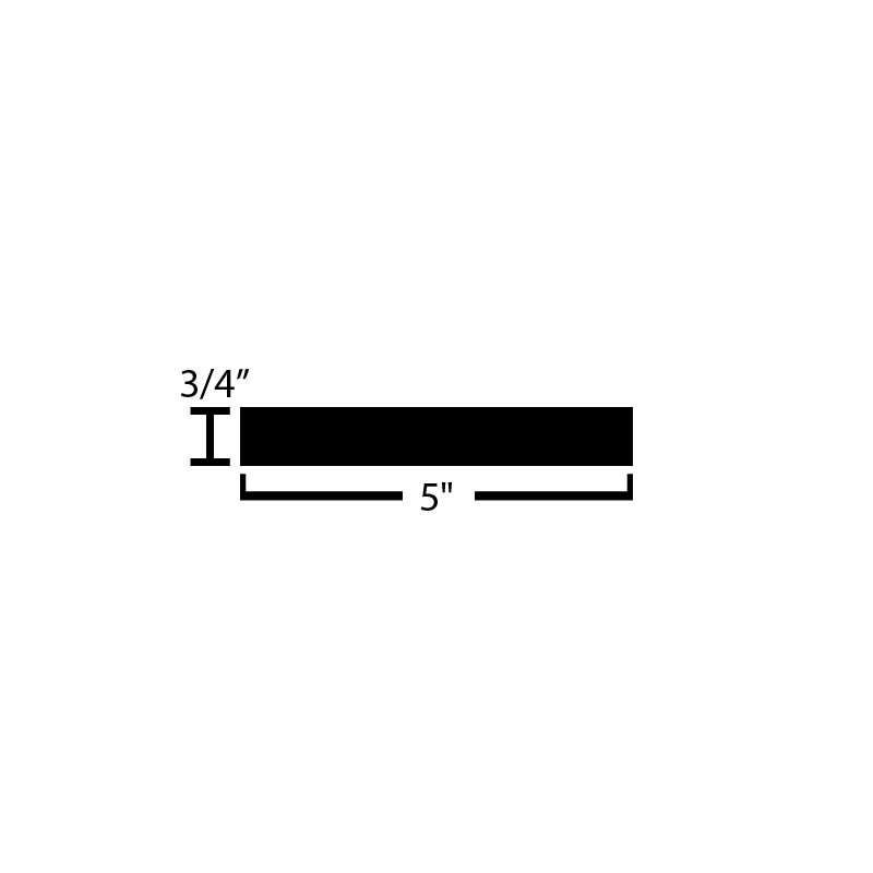 Black Steel Flat Bar
