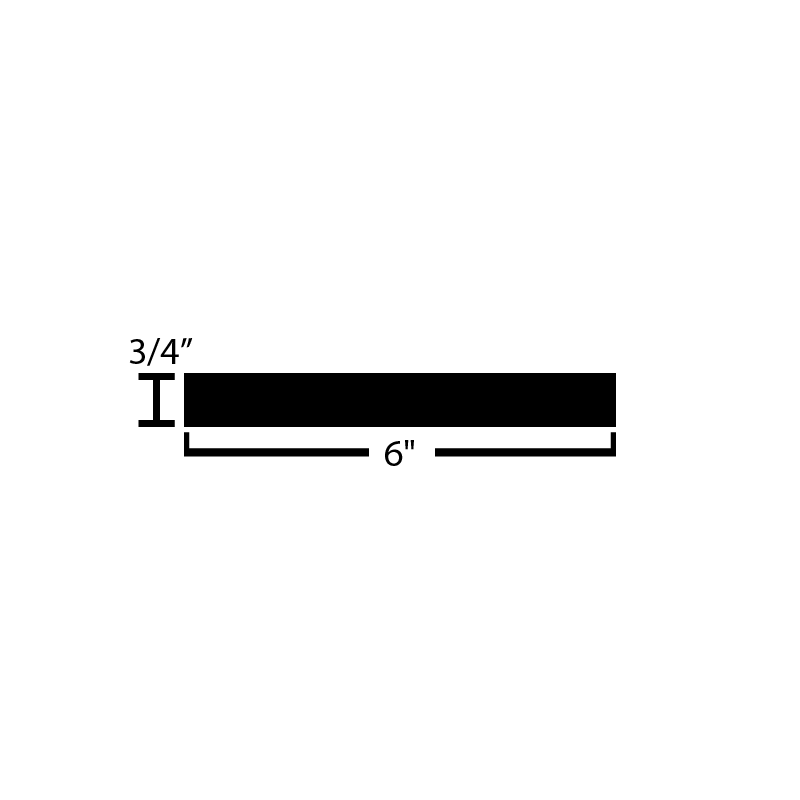 Black Steel Flat Bar