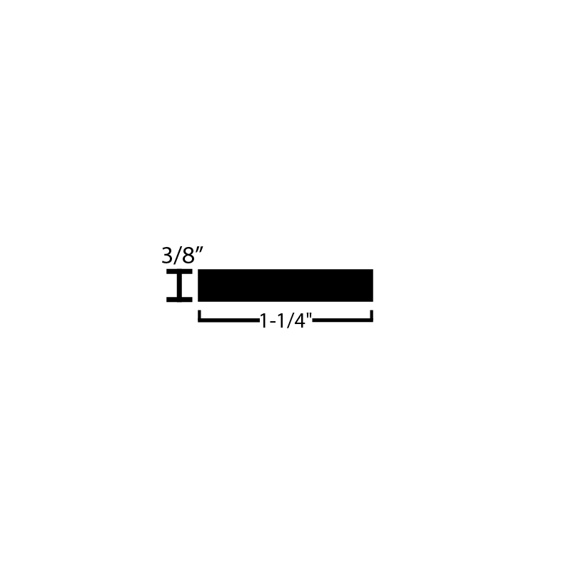 Black Steel Flat Bar