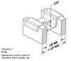 Galvanized Saddle Clip Fastener