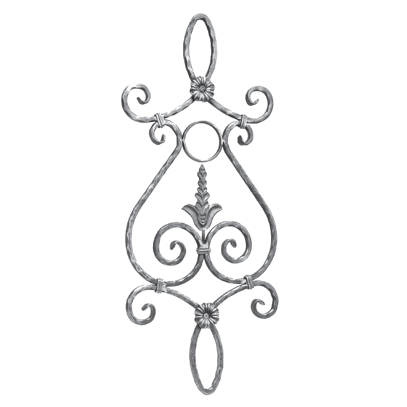 Hammered Forged Iron Panel ART475/2