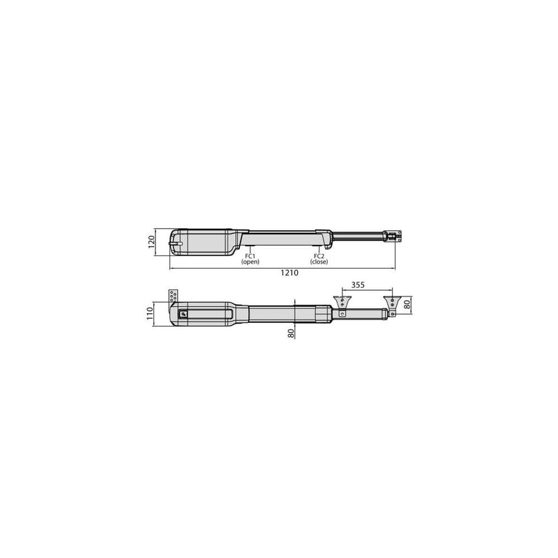 Kustos Ultra BT A40 Swing Gate Operator