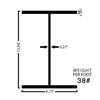 Black Steel Wide Flange Beam