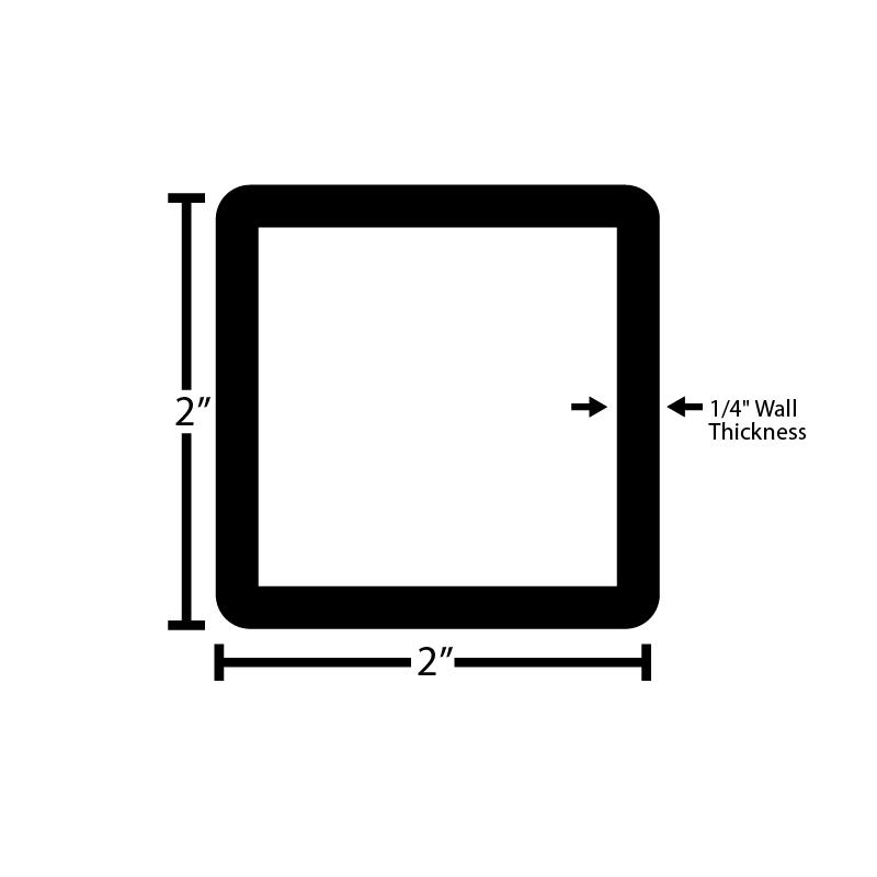 Aluminum Squared Tube