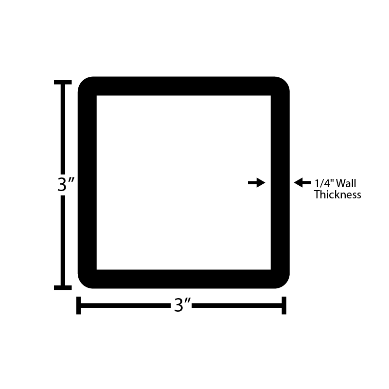 Aluminum Squared Tube