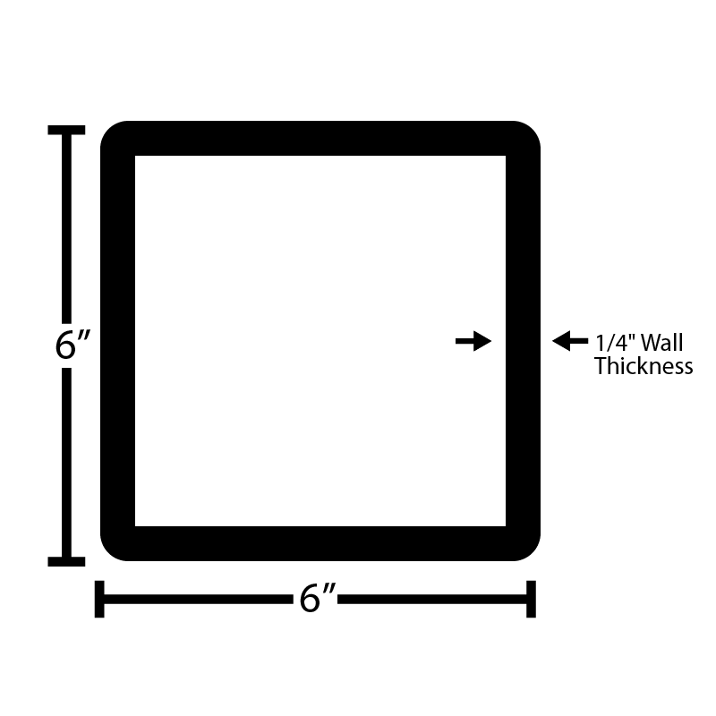 Aluminum Squared Tube