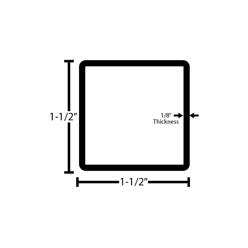 Aluminum Squared Tube