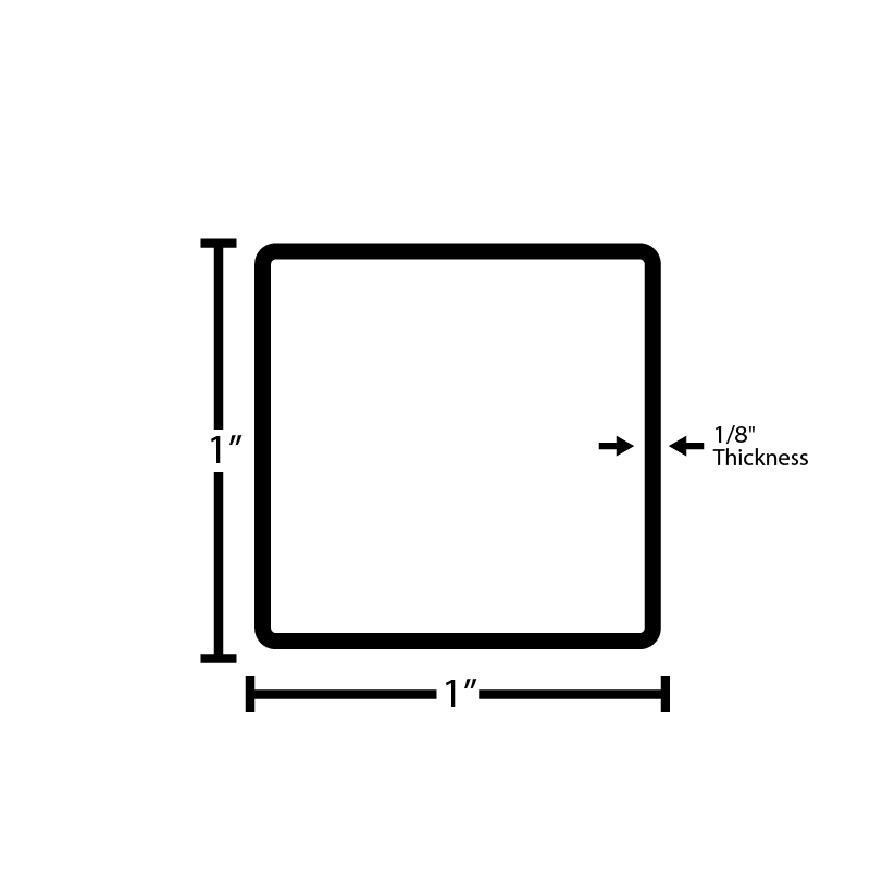 Aluminum Squared Tube