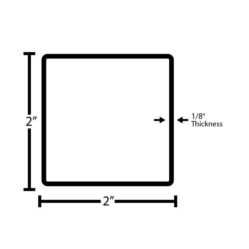 Aluminum Squared Tube