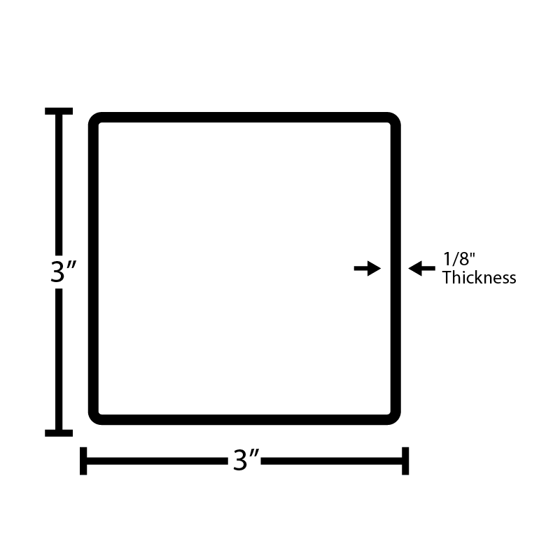 Aluminum Squared Tube