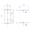 Inox® Cube System Lateral Anchor