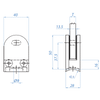 Inox Glass Holder