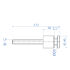 Inox® Round Glass Holder