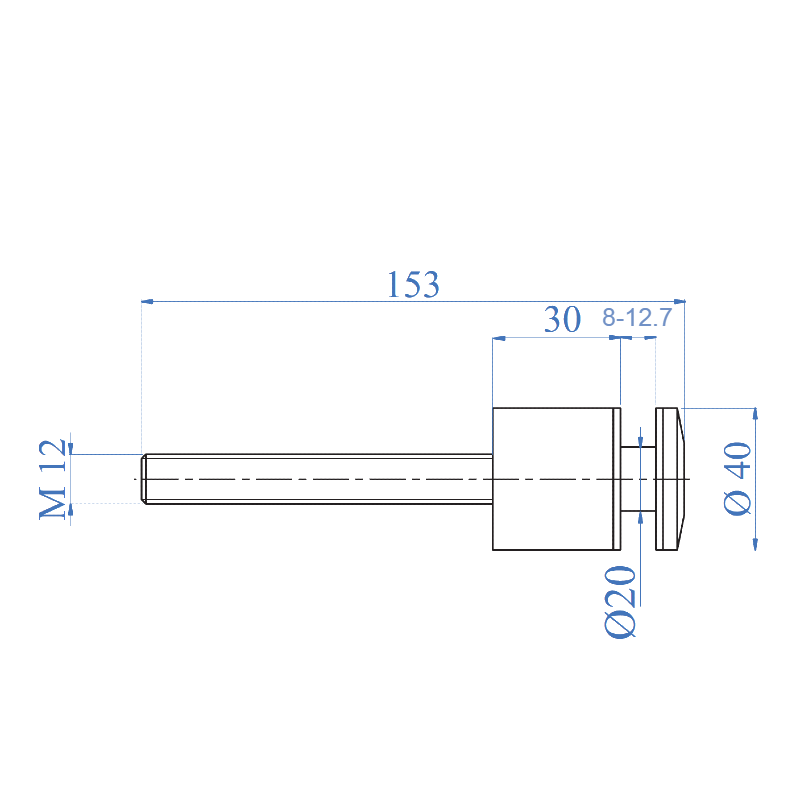 Inox® Round Glass Holder