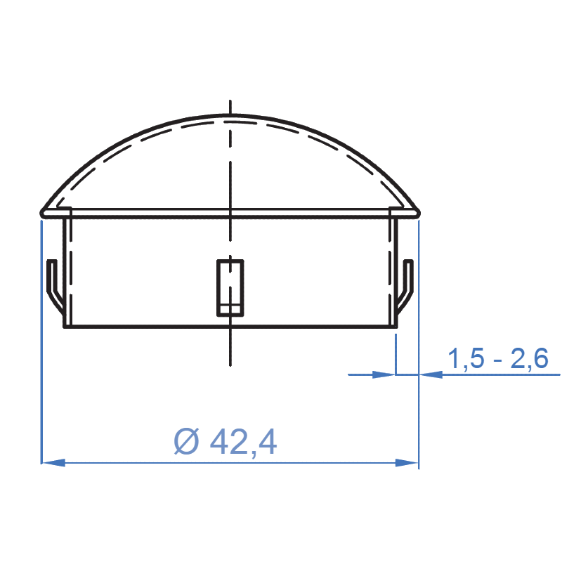 Inox ® Pressure Locked End Cap