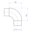 Inox® 90° Round Elbow