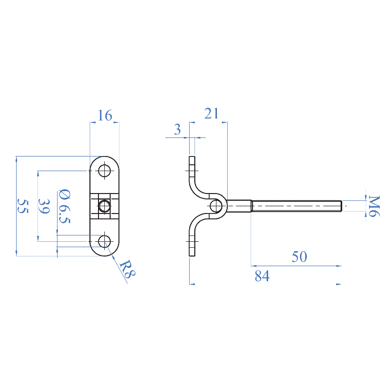 Inox® Exterior Mount Wire Terminal