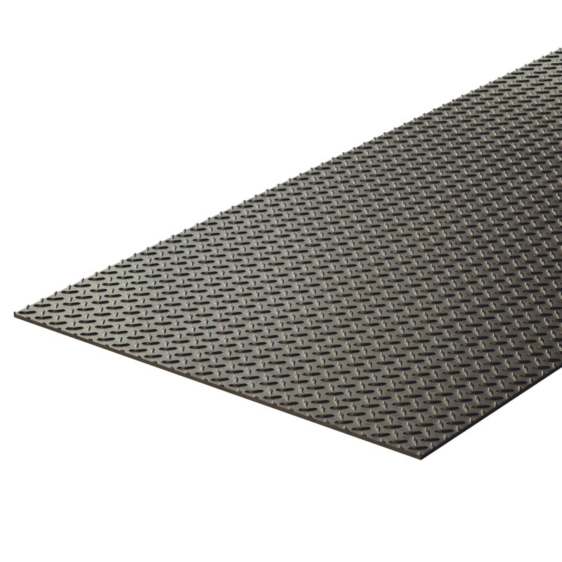 Black Steel Smooth Plate 1/4